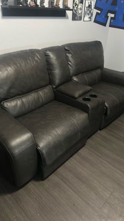 Leather couch