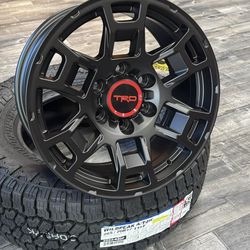 Toyota TRD PRO STYLE 17" Wheels Tires Tacoma 4Runner Fjcruiser Tundra Finance Available