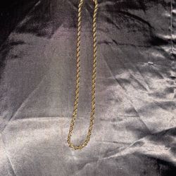 14k Gold Plated Rope Chain