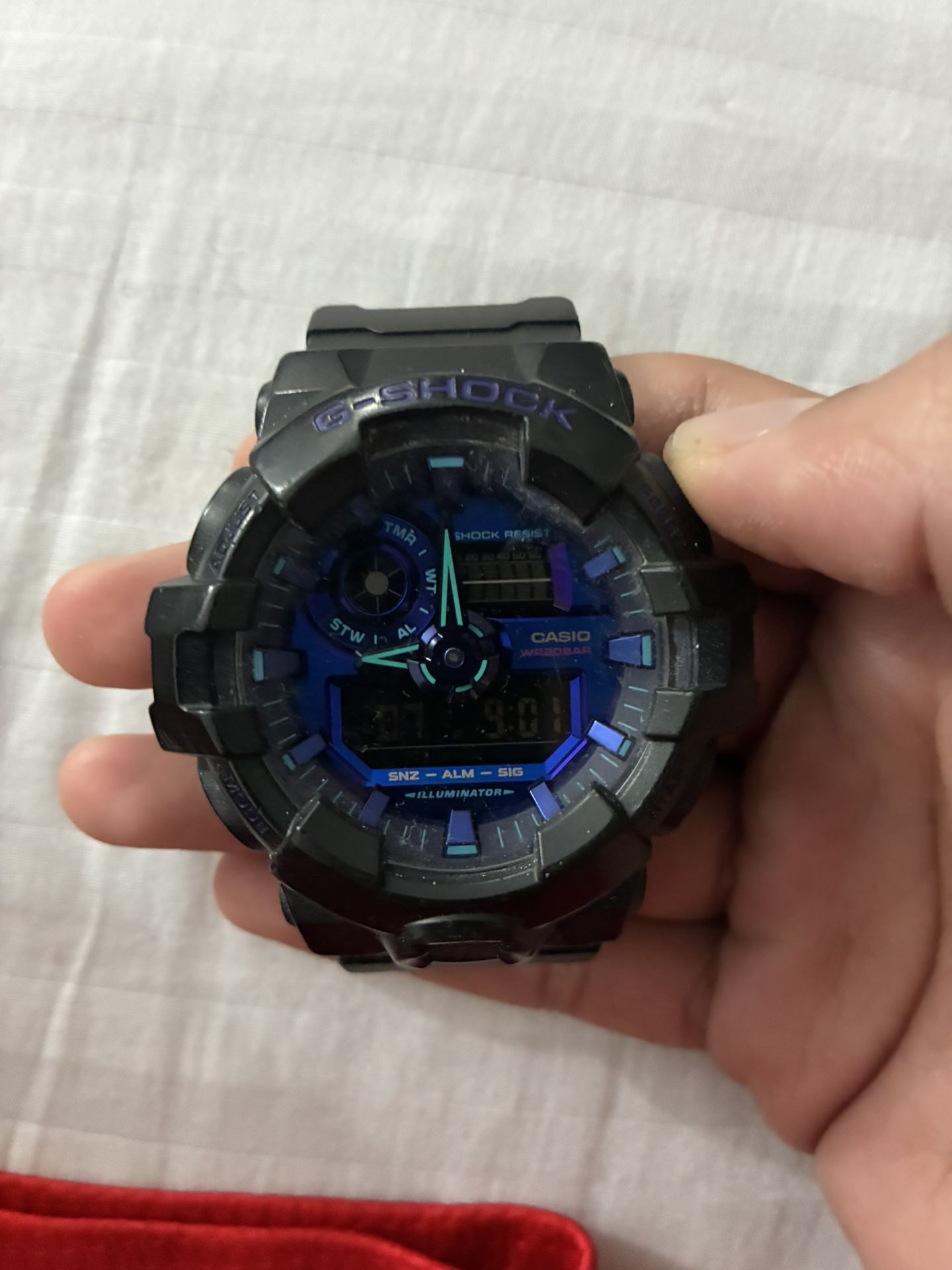 blue G shock