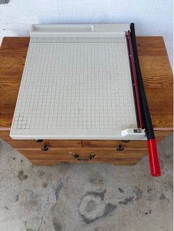 Large paper cutter.