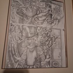Prison Artwork Done With A #2 Pencil