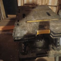 Work  Table  And Two  Folding  Racks