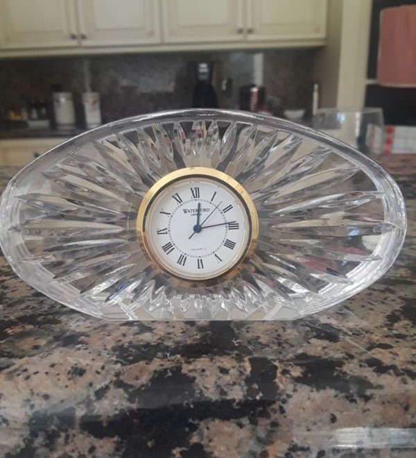 Vintage Waterford Crystal Desk Clock Antiques In Palm Beach Fl Vintage Waterford Crystal Desk Clock Antiques In Palm Beach Fl Offerup