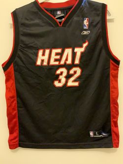 Reebok Miami Heat Shaquille O'Neal 32 Basketball NBA Jersey YOUTH sz L Shaq