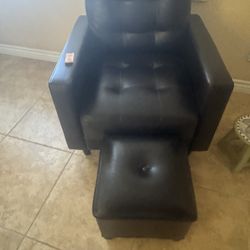Chair & Ottoman