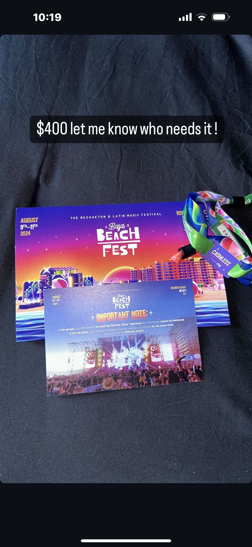 Baja Fest Ticket 2024