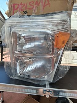 Chrome Amber Headlights Replacement Compatible with 11-16 F-25