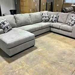 U SHAPED SECTIONAL COUCH SAME DAY DELIVERY By ASHLEY 