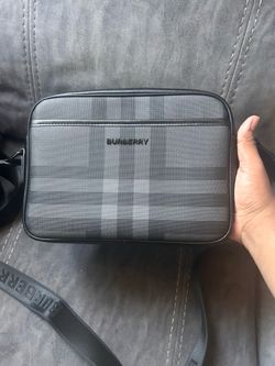 Burberry black satchel