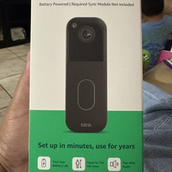 New Blink Video Doorbell