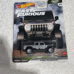 1:64 Hotwheels FADT N Furious Jeep Gladiator