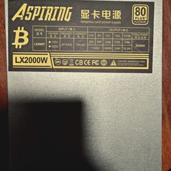 2000 Watt Mining Power Supply