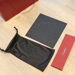 Cartier Eyewear Case Set / Original 
