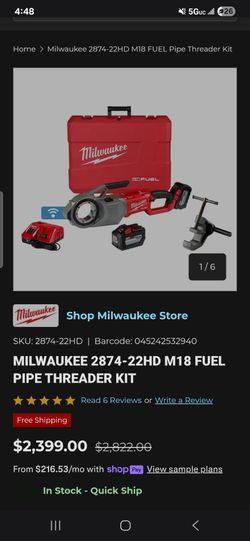 Milwaukee pipe