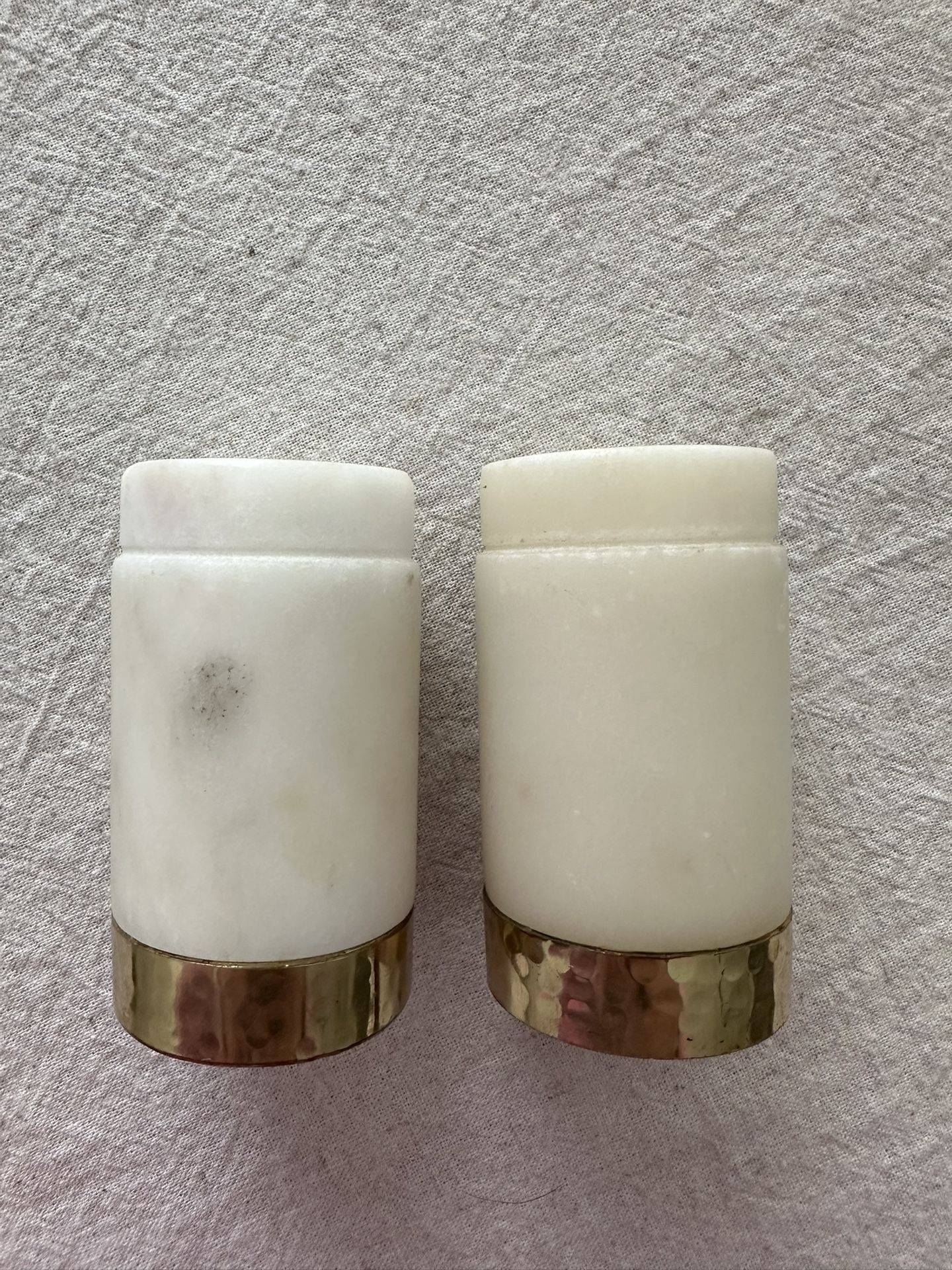 Marble Salt/pepper Shakers