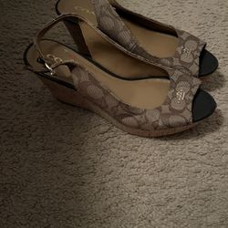 Coach Wedges Size 8