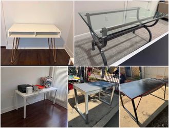 DESKS VARIOUS SIZES & PRICES