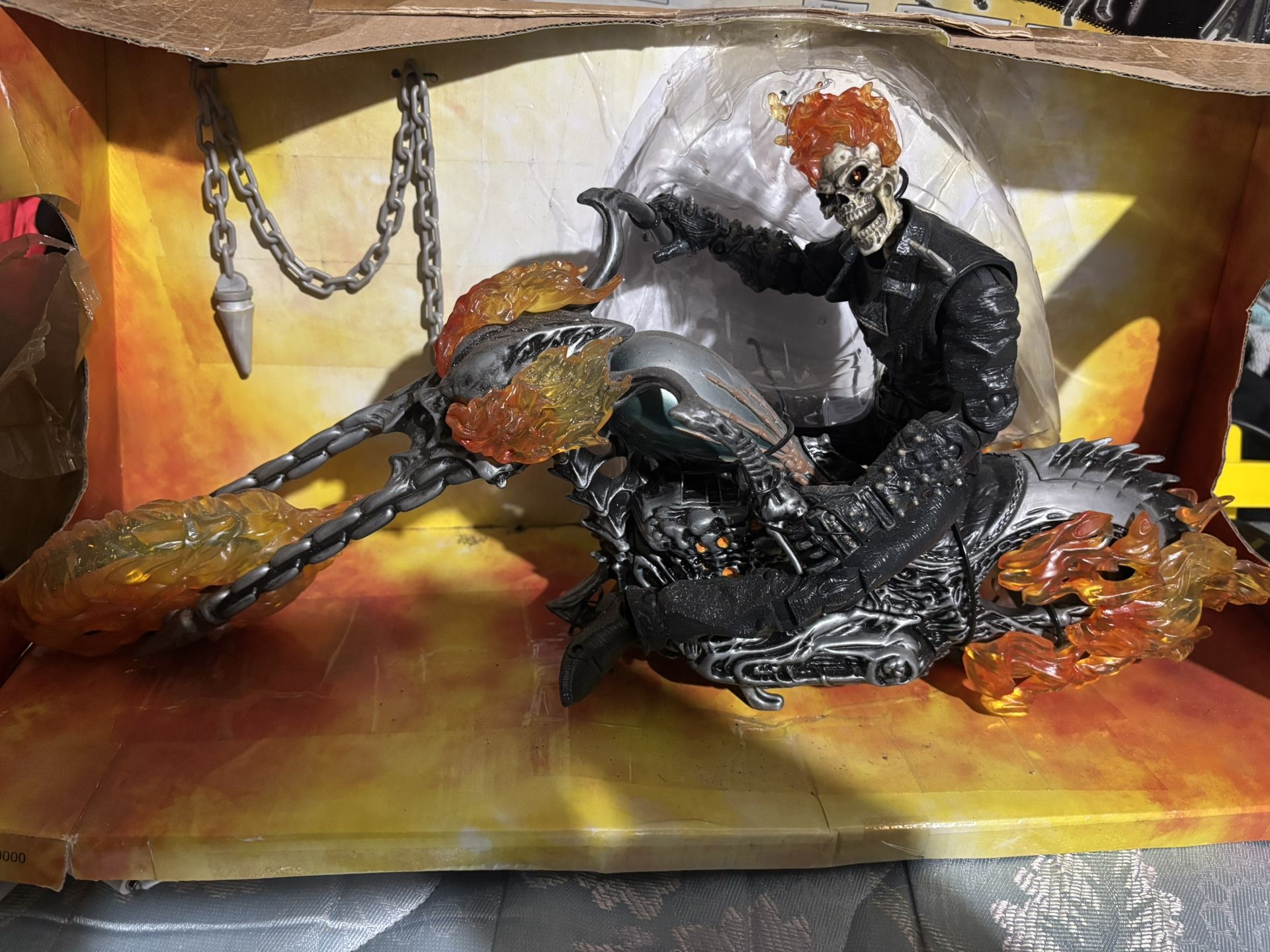 Marvel Legends 2007 Ultimate Ghost rider Flame Cycle