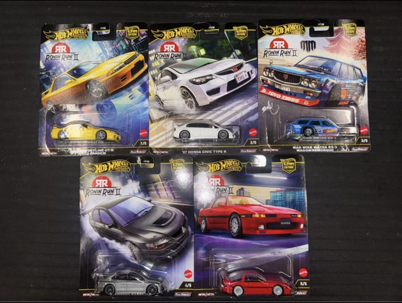 2 Ronin Run ll Hot Wheel Sets