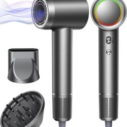 Hair Dryer, 160000 RPM Professional High-Speed Blow Dryer 500 Millions Negative Ionic