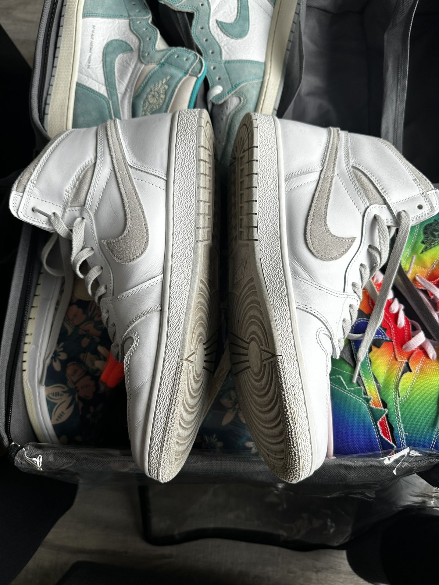 Jordan 1 High 85 Neutral Grey Sz 12 Used No Box