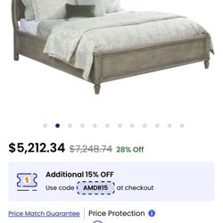 Anna Sleigh Bed Set 