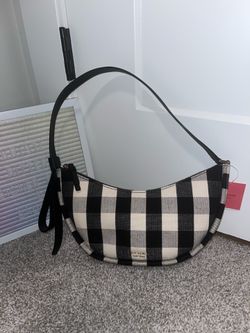 NWT Kate Spade Gingham Shoulder Bag