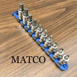 Matco 3/8 10pc Metric Hex Socket Set (((( $150 OBO )))) ❗️Full Set / Good conditions❗️