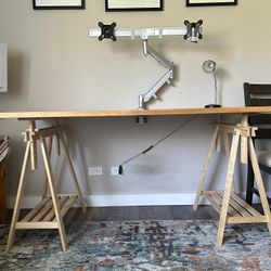 Dual Monitor Desk Mount (monitor screws included)