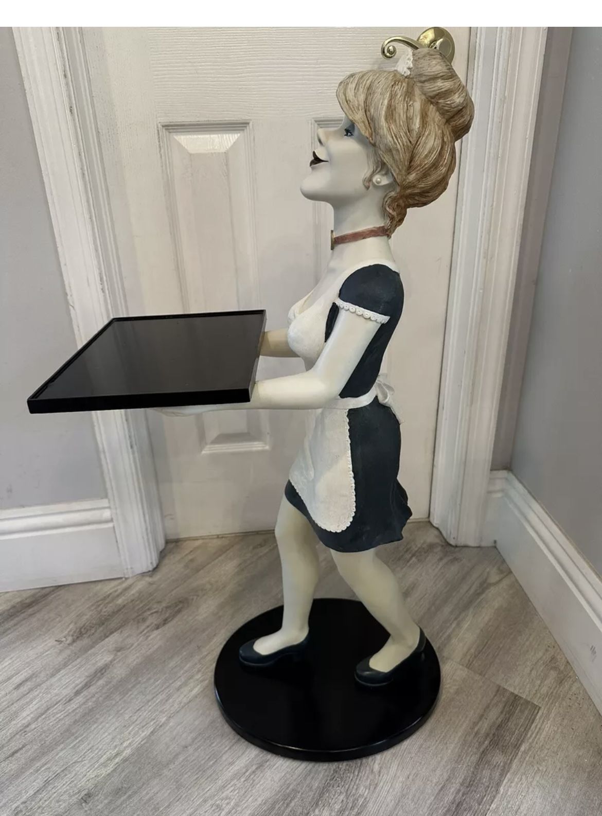 Bombay Company EMMA The French Maid Statue Side Table 35" Tall (2000)