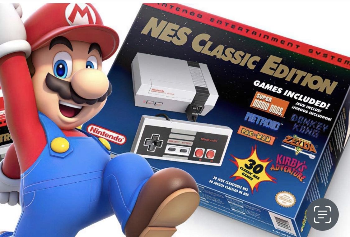  NES Classic Edition 30 Games!!Hdmi Support 