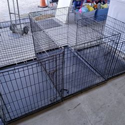 Wire pet crates, 3 available