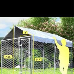 Dog kennel run nueva en caja 250 dolares