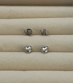James Avery heart earrings