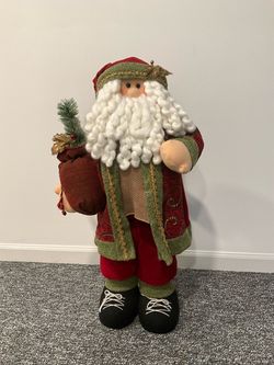 Old World Santa Figure.  30” tall.  Perfect.  $30