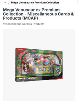 Pokemon Mega Venusaur Collection Box