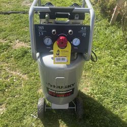 Husky 20 Gal. 165 Psi Oil Free Portable Vertical Electric Quiet Air Compressor