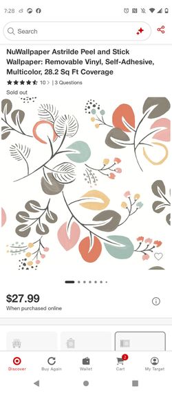 New self adhesive wallpaper