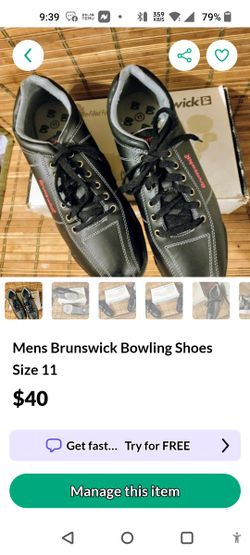 Mens Brunswick Bowling Shoes 