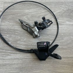 Shimano SLX Front Derailleur FD-M670 & Deore front Shifter SL-M590 Set