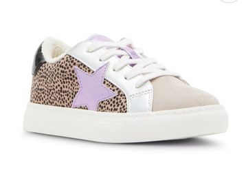 Steve Madden Big Girls Rezume Sneakers With Cheetah Print