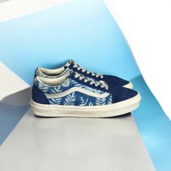 Vans Old Skool 'Solar Floral True Blue' colorway sneakers size 5.5 women’s