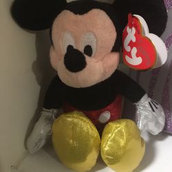 Mickey the Mouse – Disney Sparkle Bennie Baby