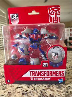 Transformers Breakaway USA Soccer 2-in-1 Figure