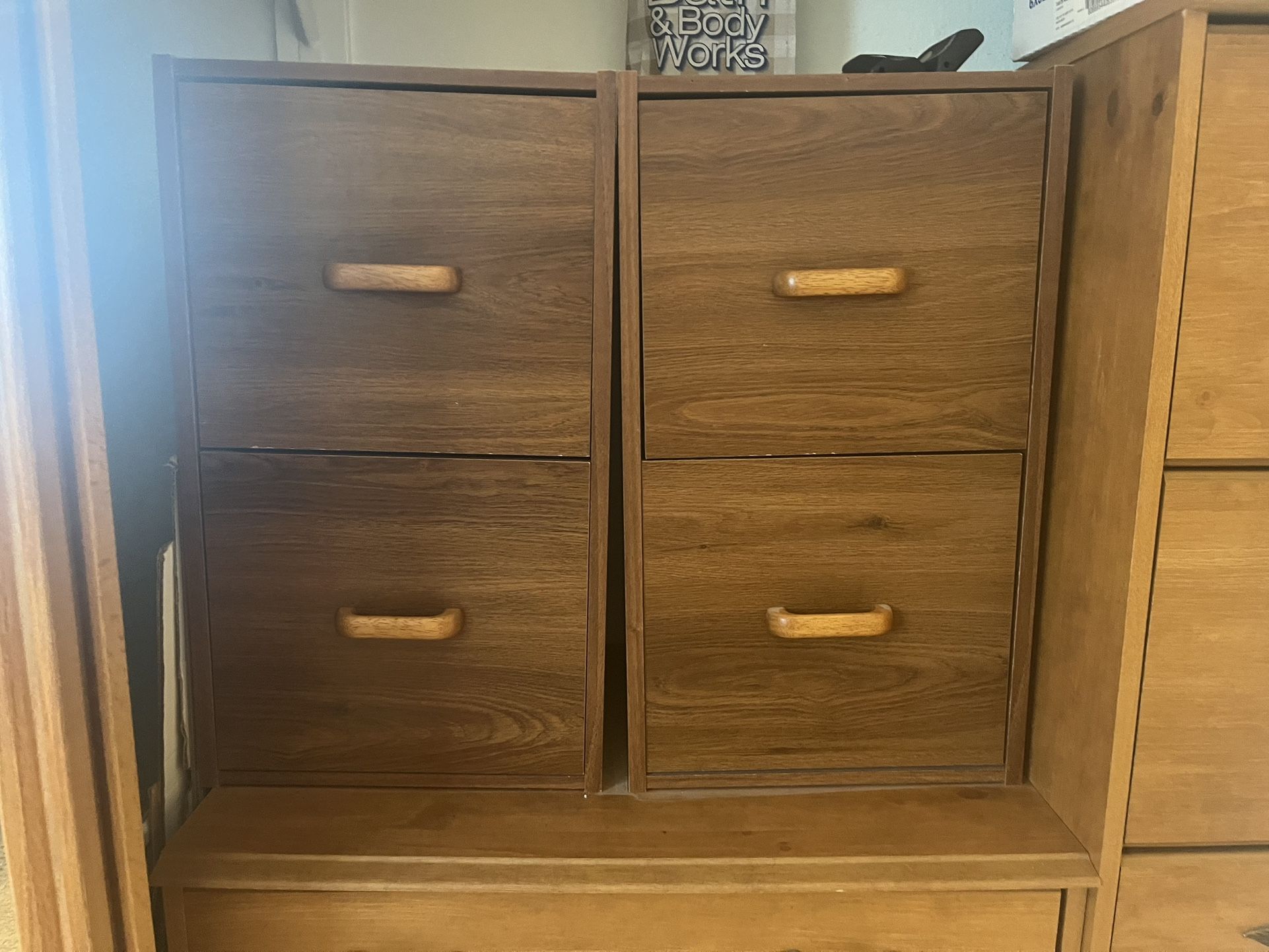 Two File Cabinets