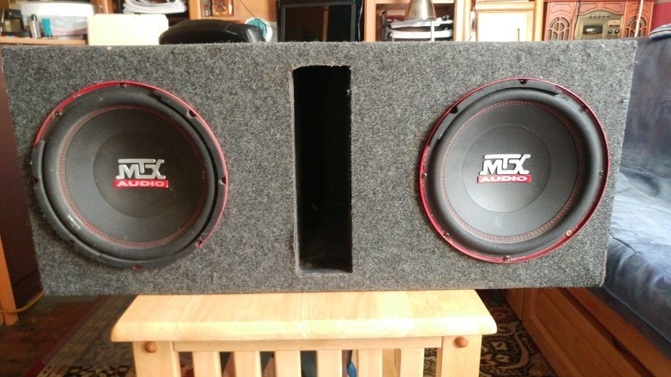 Mtx and JBL amp in ported box