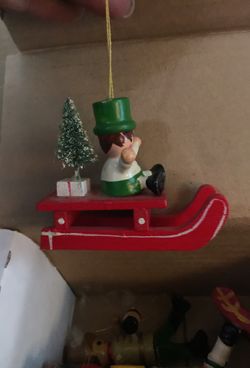 Old antique wooden ornaments 2 to 3 dollars a piece