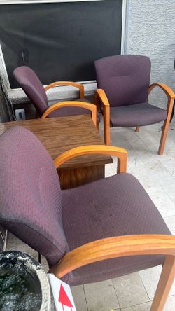 Chair and end table , shelf