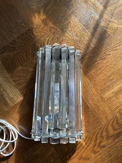 Vintage Crystal Wall Sconce 